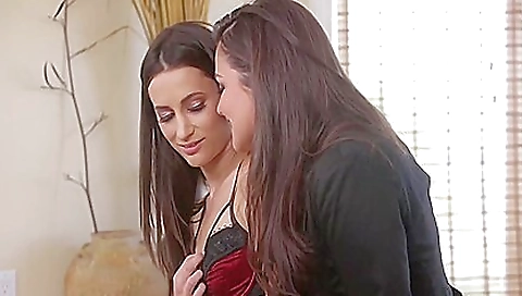 Sexy young chick masturbates with a dildo