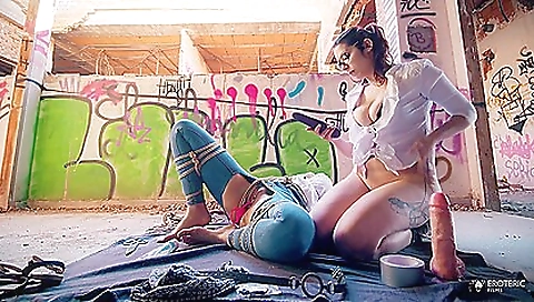 Sexy young girl with thevil michaels in ale supersto Sexy young girl with thevil michaels in ale supersto