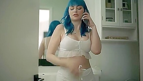 Spanish girl's pussy and ass fucking