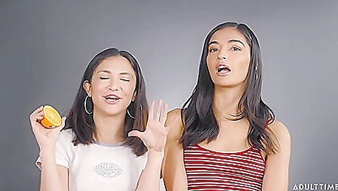 Black girl shows her big black dick